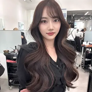 ロング nit by AHNKISM所属・韓国ヘア💎レイヤー カットYUYAのヘアスタイル