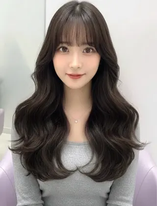 ロング カラー 韓国ヘア/髪質改善 TAKAHIROのヘアスタイル