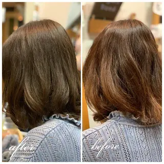 ミディアム カラー 髪質改善ヘアエステ専門サロンbriller(ブリエ)所属・岸  翔也のヘアスタイル