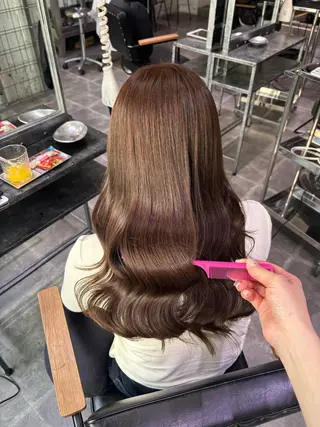 カラー AYANE 韓国ヘア /レイヤーカットのヘアスタイル