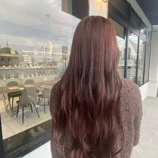 ロング カラー 高橋 円のヘアスタイル