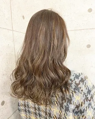 セミロング ヘアセット☆ 髪質改善カラー☆まいのヘアスタイル