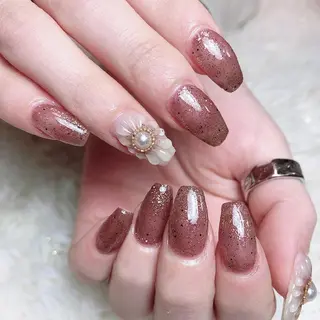 ミディアム ネイル ☺︎山部 志麻☺︎のネイルデザイン