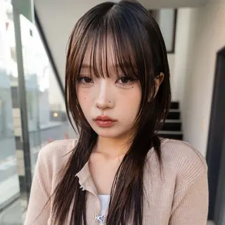 セミロング カラー デザインレイヤー/ KOSUKEのヘアスタイル