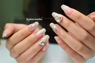 セミロング ネイル Kaka Nailsのネイルデザイン
