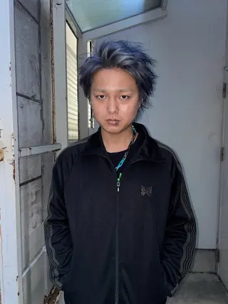 カラー メンズ ショートボブ /綾華のヘアスタイル