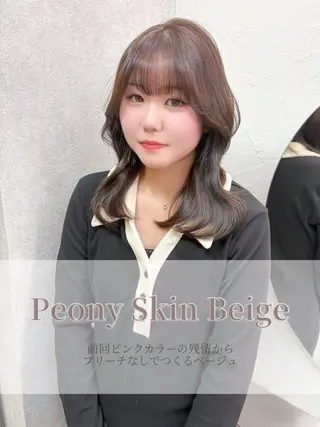 カラー Hz/ヘルツ SHIHOのヘアスタイル