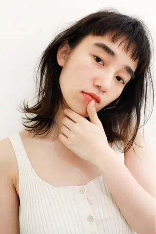 セミロング カラー 🤎ベージュカラー 🐶メンズパーマのヘアスタイル