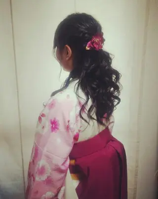 ヘアアレンジ scinrire サンリールのマツエク・マツパデザイン