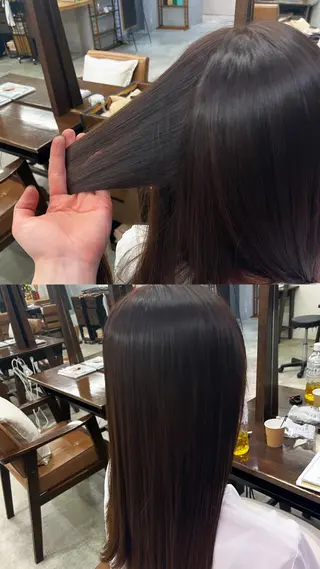 ミディアム Un ami shibuya所属・平居 舞白のヘアスタイル