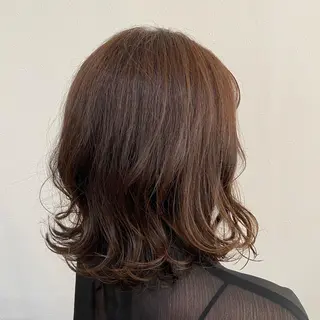 ミディアム ✨髪質改善／艶カラー harunaのヘアスタイル