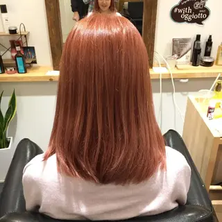 セミロング カラー 髪質改善 大内翔太のヘアスタイル