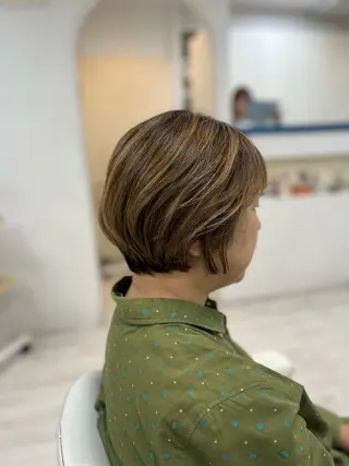 ショート 岡崎 嶺のヘアスタイル