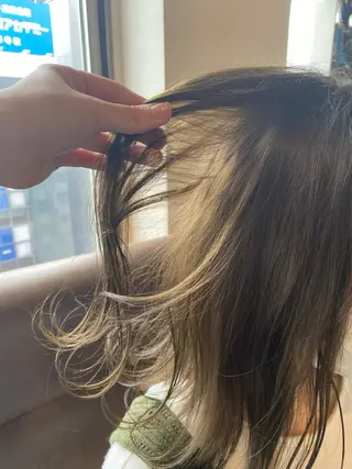 ミディアム カラー 🇰🇷柔らか透明感 ／Miho🫧のヘアスタイル