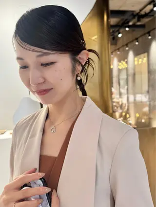 ロング ヘアアレンジ 美髪矯正/ハイトーン 🪸🩰ヒナコのヘアスタイル