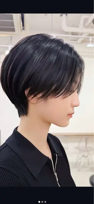 ショート 艶カラー推し！ なかはらあかりのヘアスタイル