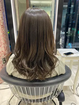 ロング カラー ❤️パーマ美容師✂︎ 井口美緒のヘアスタイル