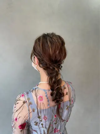 ロング ヘアアレンジ olelo国立🐟 Maho🐟のヘアスタイル