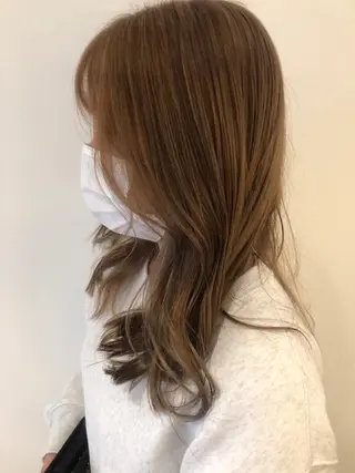 セミロング カラー 北九州美容室 🇰🇷mahiroのヘアスタイル