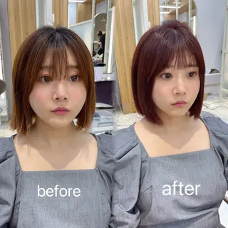 ショート 顔周り/透明感カラー /韓国ヘア/TAKUのヘアスタイル
