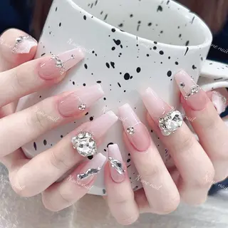 ネイル 長いだし/スカルプ/ パラシェルN.oneのネイルデザイン