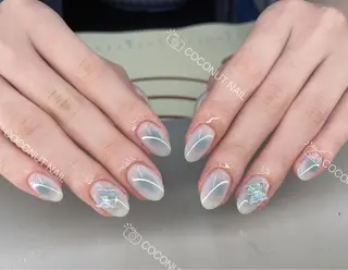 ネイル 神田 ココナッツのネイルデザイン