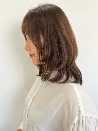 ミディアム 美髪スペシャリスト/ 予約空きあり/若狭葵のヘアスタイル