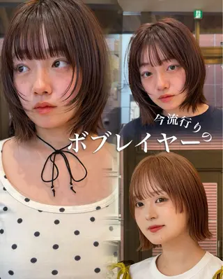 ミディアム ❤️ボブ/髪質改善 タッセルボブ/ユウキのヘアスタイル