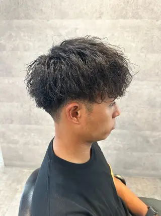 ショート パーマ メンズ Bleachi 大宮West所属・鈴木拓也 メンズカットのヘアスタイル