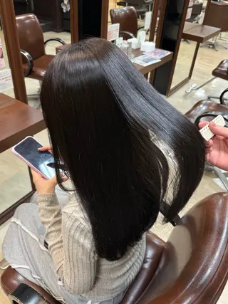 ロング 早﨑 映天のヘアスタイル