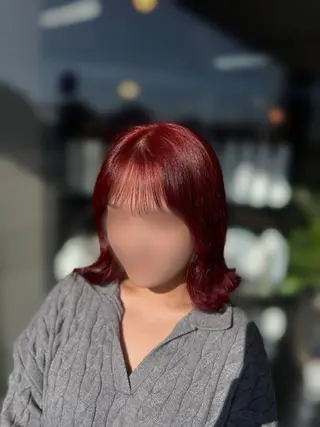 ミディアム arika ninaのヘアスタイル