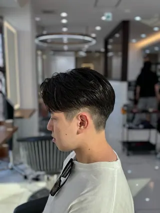 パーマ メンズ メンズパーマ/ メンズカット/仙田旭のヘアスタイル