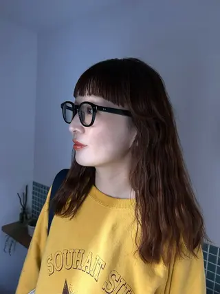 セミロング ~洗練ナチュラル~ 🪵 岡田 知佳のヘアスタイル