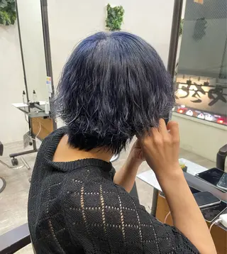 ショート カラー RIKU 髪質改善/縮毛矯正のヘアスタイル