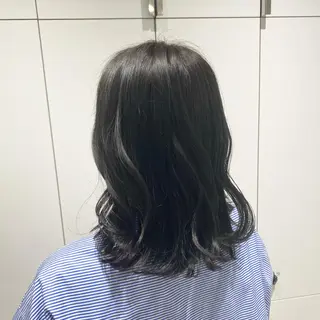 ミディアム カラー ナチュラル/韓国💎 haruka 💎のヘアスタイル