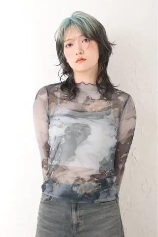 セミロング カラー 🌿nudeカラー/ レイヤー/藤原🌿のヘアスタイル