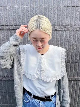 ショート カラー tatsumi/ボブ ウルフ/レイヤーのヘアスタイル