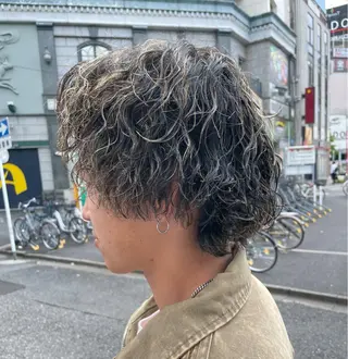 カラー パーマ メンズ smilehair国分寺店所属・💈barber 中根 龍星のヘアスタイル