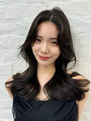 セミロング 映える顔まわり/前髪 特化 💗 ユキマのヘアスタイル