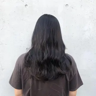 ロング カラー ヘアアレンジ 酸性縮毛矯正🧴韓国 レイヤー/髪質改善のヘアスタイル