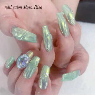 ロング ネイル ネイルスタジオ シェイクユアハンズのネイルデザイン