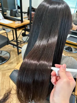 ロング 増井 彩乃のヘアスタイル