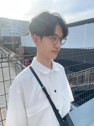 ショート パーマ メンズ メンズヘア特化 崎田 成人のヘアスタイル