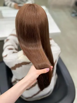 ロング カラー 🎀暖色/ラベンダー /paru🤍のヘアスタイル