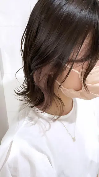 カラー 色落ち綺麗透明感カラ /ボブ/ナカツヒカルのヘアスタイル