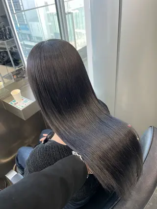 ロング カラー ヘアアレンジ ハイトーン/透明感 髪質改善/rinaのヘアスタイル