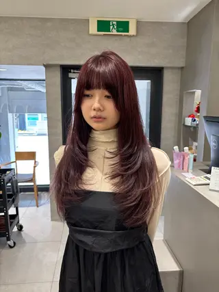 ロング カラー 望 吹のヘアスタイル