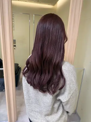 ロング カラー 伶風/ボブ/ ヘーゼルベージュのヘアスタイル