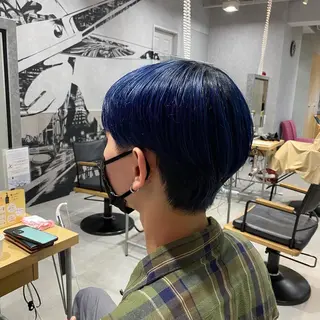 カラー メンズ YOHEI【メンズ/ パーマ/メンズ特化】のヘアスタイル