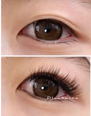 マツエク・マツパ Plume micoのマツエク・マツパデザイン